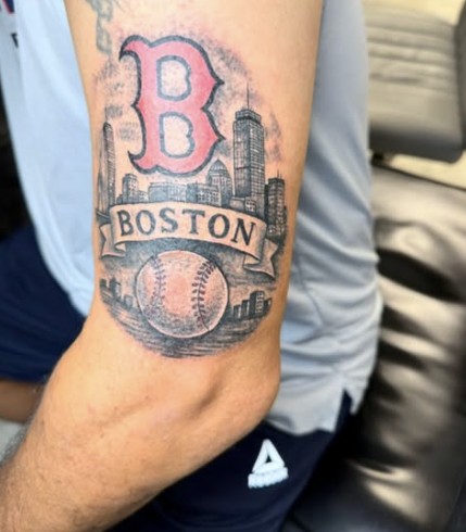 Boston Red Sox tattoo